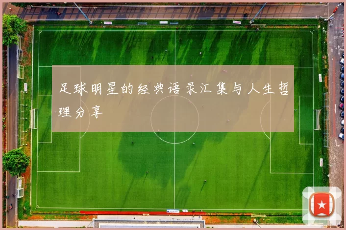 足球明星的经典语录汇集与人生哲理分享